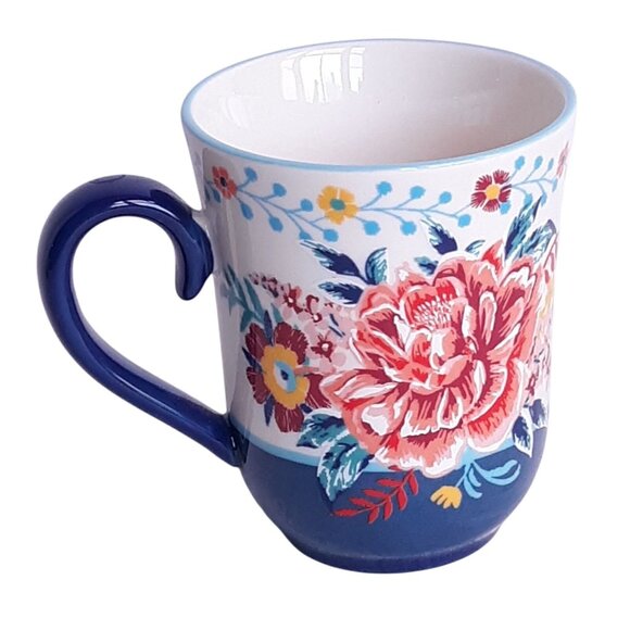 The Pioneer Woman 15 Oz Keepsake Floral Mug Stoneware Microwave/Dishwasher Safe - Picture 1 of 6